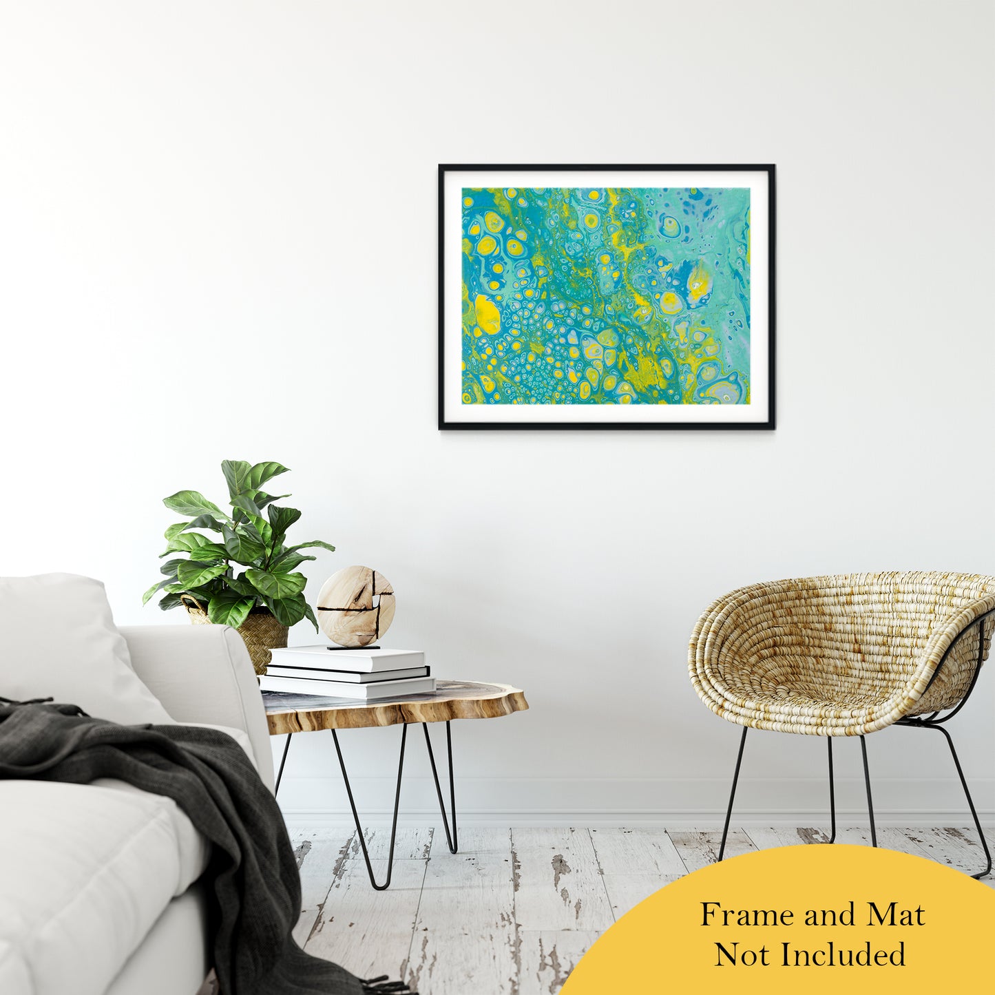 Acrylic Dirty Paint 35 Abstract Art, Fluid Art Fine Art Canvas &  Unframed Wall Art Prints 24" x 36" / Classic Paper - Unframed - PIPAFINEART
