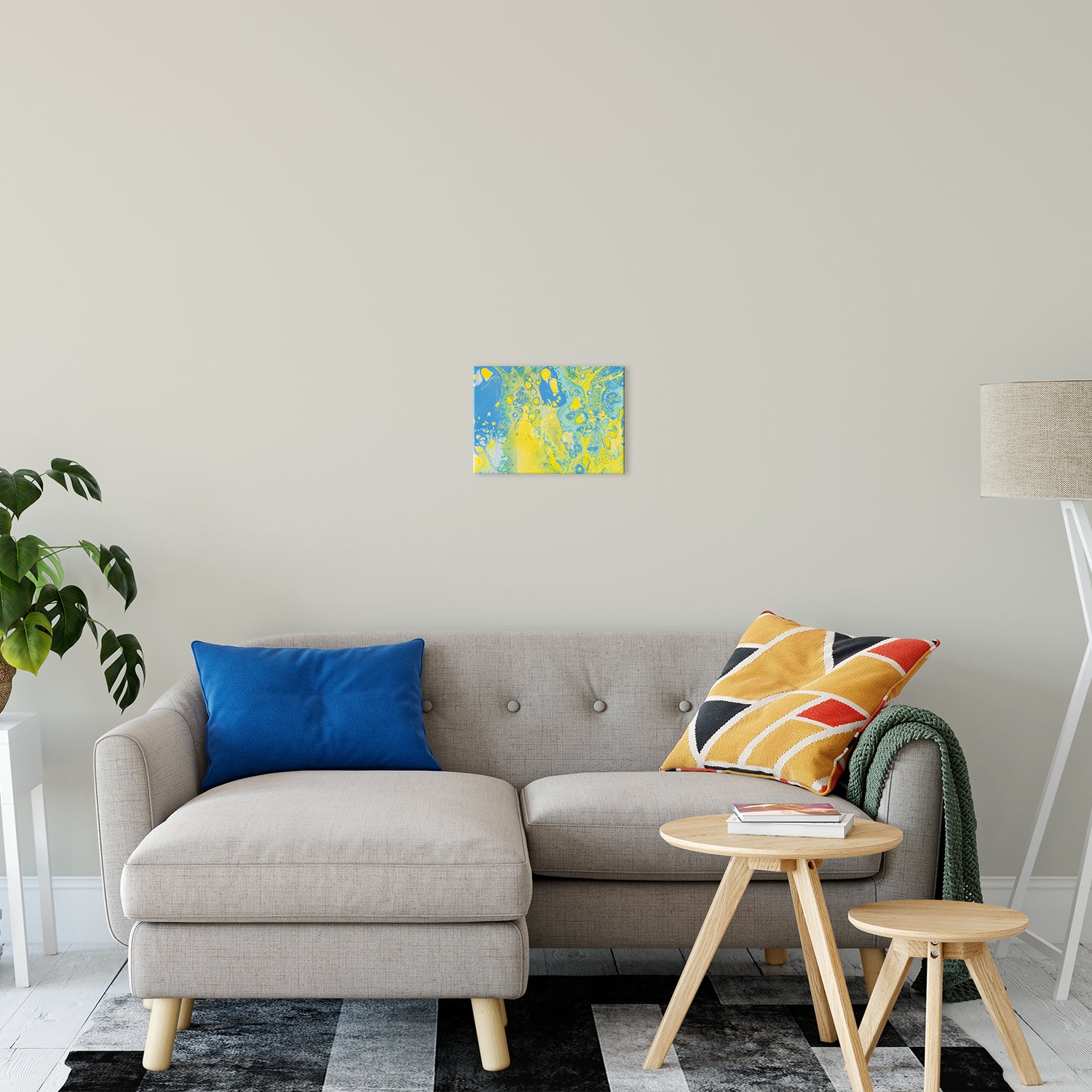 Acrylic Dirty Paint 36 Abstract Art, Fluid Art Fine Art Canvas &  Unframed Wall Art Prints 11" x 14" / Fine Art Canvas - PIPAFINEART