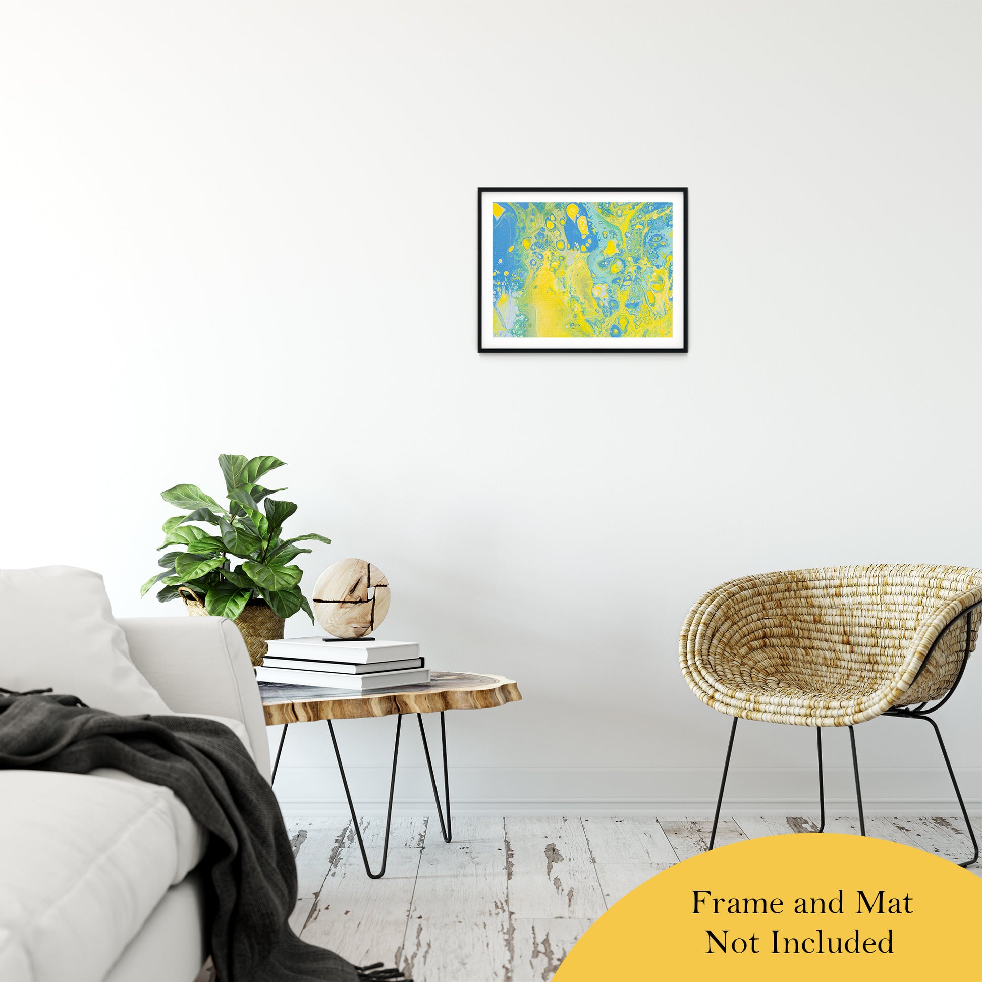 Acrylic Dirty Paint 36 Abstract Art, Fluid Art Fine Art Canvas &  Unframed Wall Art Prints 16" x 20" / Classic Paper - Unframed - PIPAFINEART