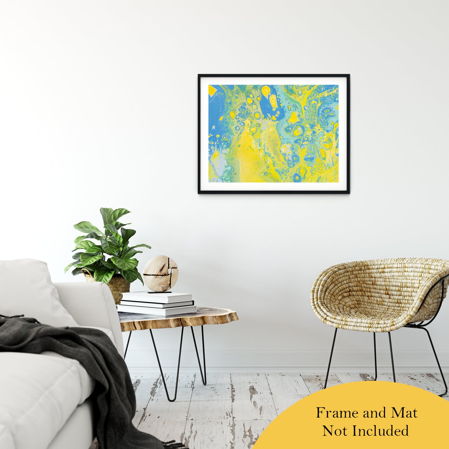 Acrylic Dirty Paint 36 Abstract Art, Fluid Art Fine Art Canvas & Unframed Wall Art Prints 24" x 36" / Classic Paper - Unframed - PIPAFINEART