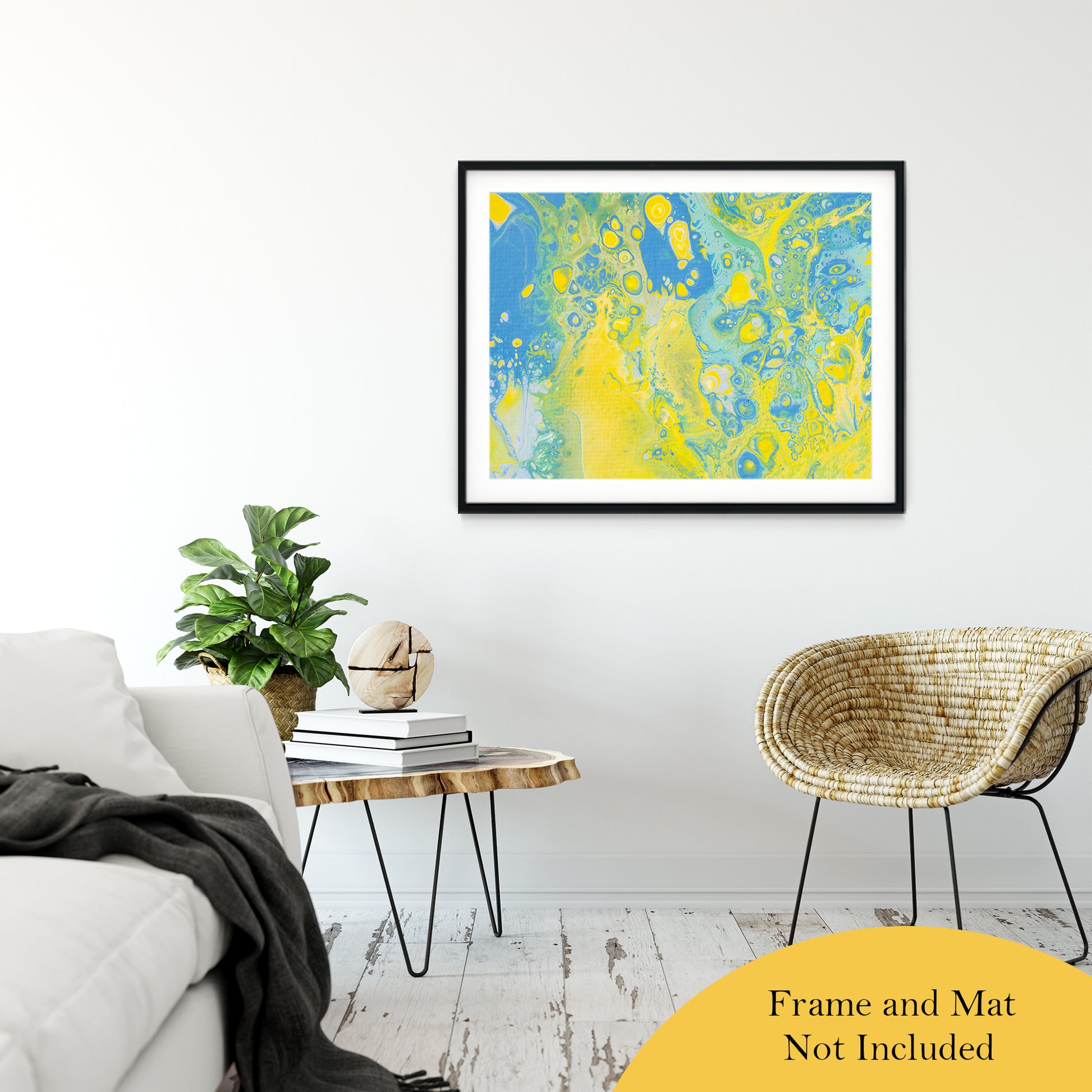Acrylic Dirty Paint 36 Abstract Art, Fluid Art Fine Art Canvas &  Unframed Wall Art Prints 30" x 40" / Classic Paper - Unframed - PIPAFINEART