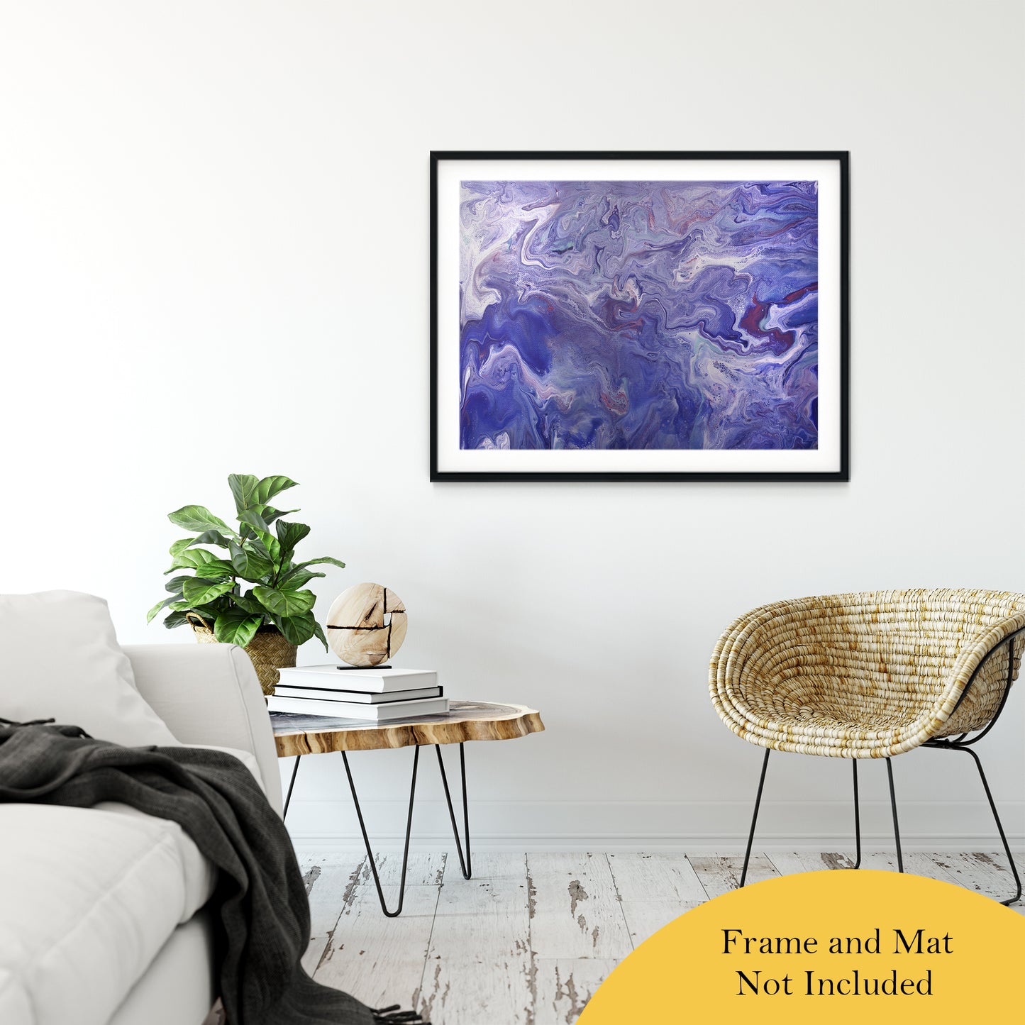 Acrylic Dirty Paint 4 Abstract Art, Fluid Art Fine Art Canvas &  Unframed Wall Art Prints 30" x 40" / Classic Paper - Unframed - PIPAFINEART