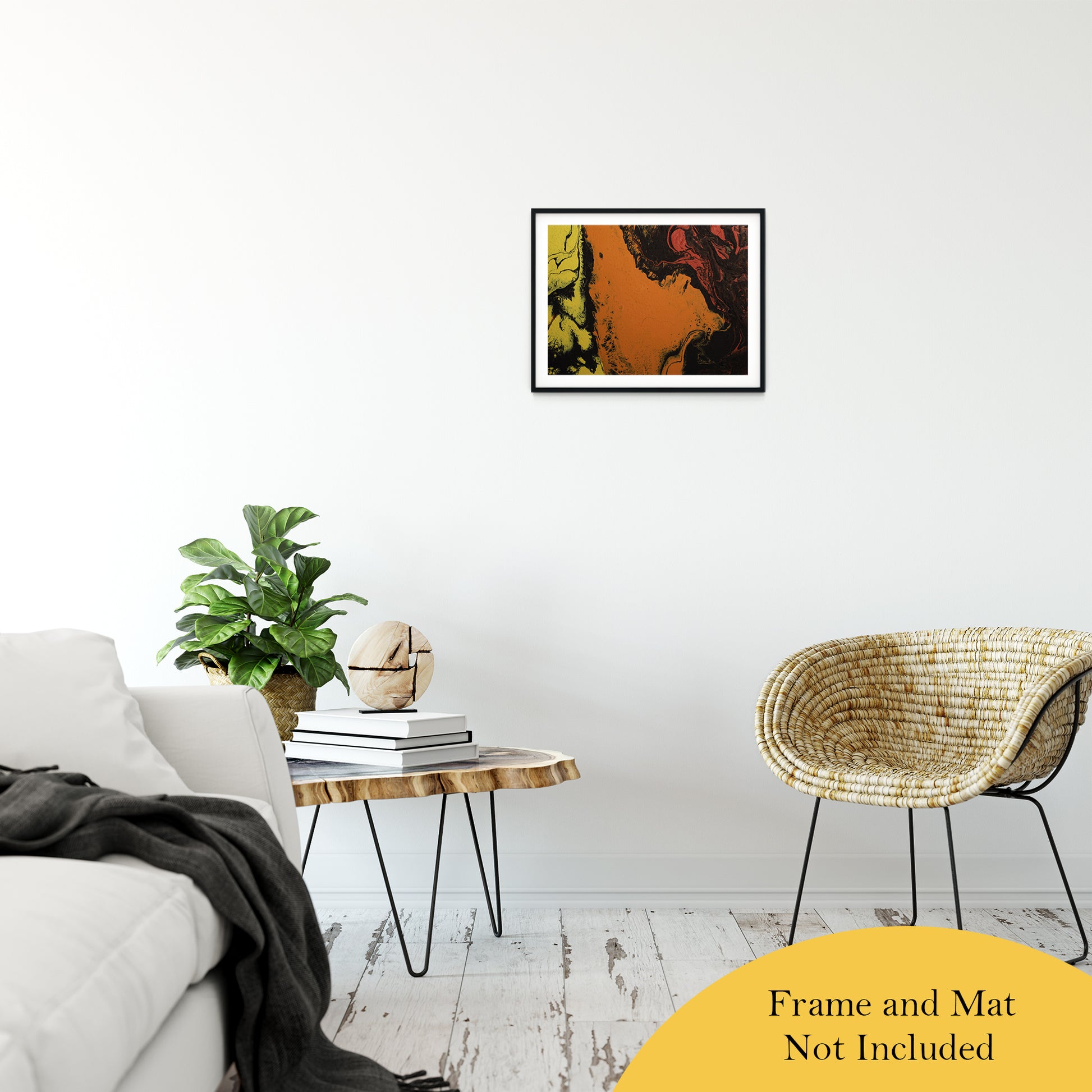 Acrylic Dirty Paint 5 Abstract Art, Fluid Art Fine Art Canvas &  Unframed Wall Art Prints 16" x 20" / Classic Paper - Unframed - PIPAFINEART