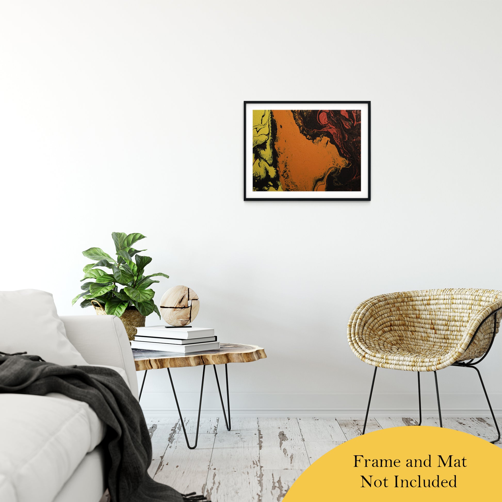 Acrylic Dirty Paint 5 Abstract Art, Fluid Art Fine Art Canvas &  Unframed Wall Art Prints 20" x 24" / Classic Paper - Unframed - PIPAFINEART