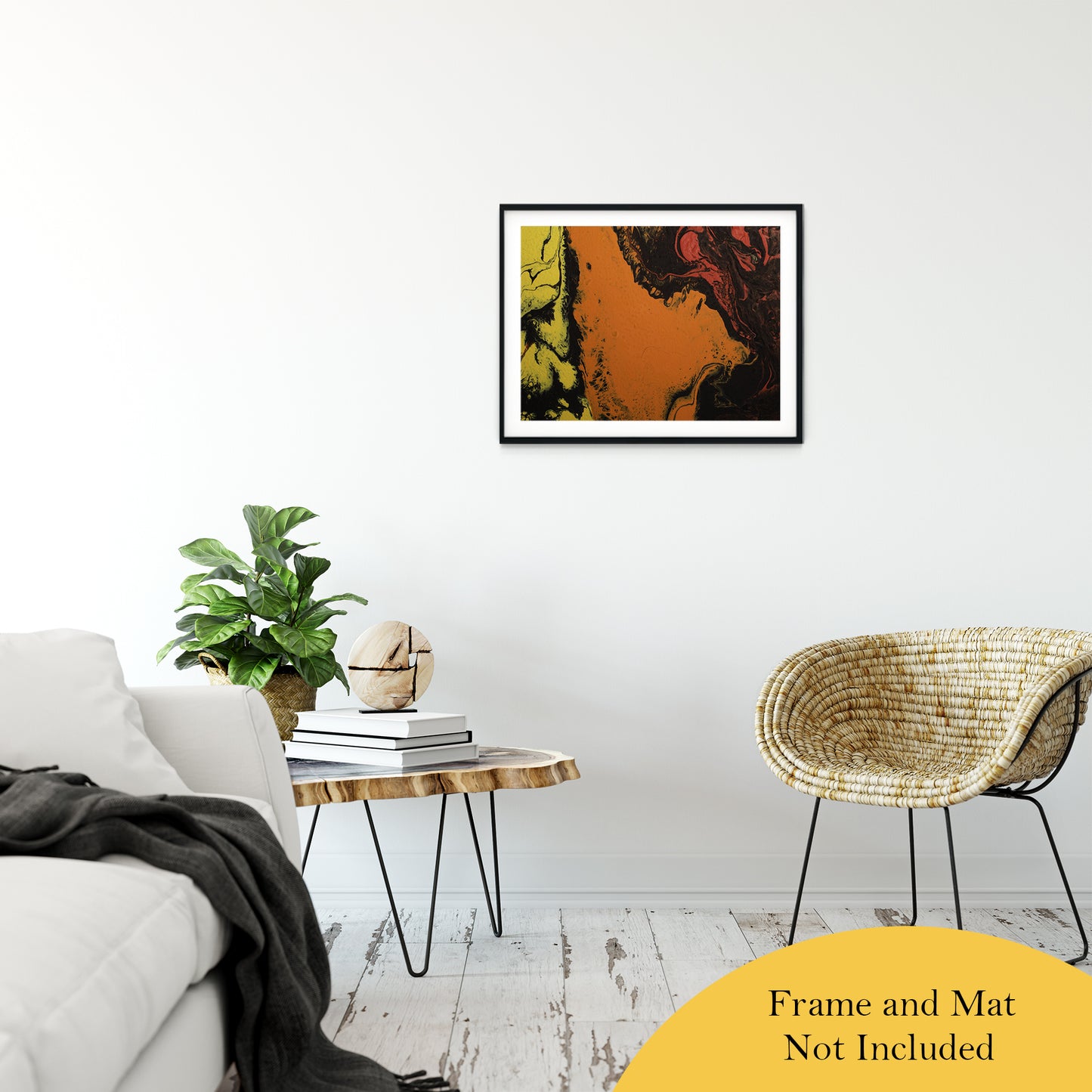 Acrylic Dirty Paint 5 Abstract Art, Fluid Art Fine Art Canvas & Unframed Wall Art Prints 20" x 30" / Classic Paper - Unframed - PIPAFINEART