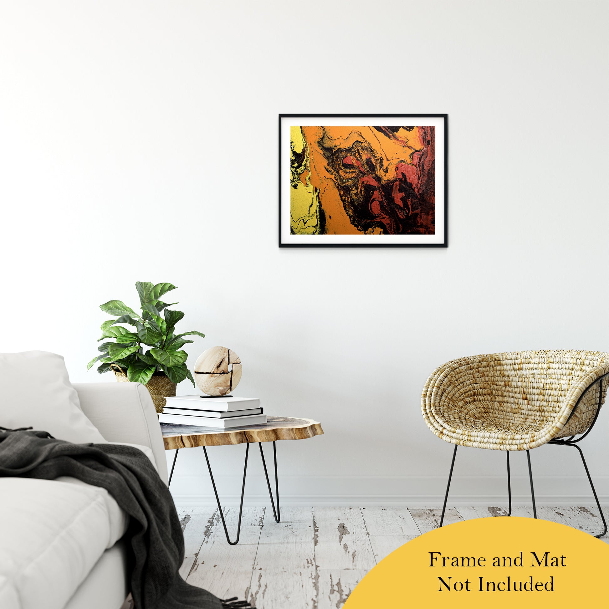 Acrylic Dirty Paint 6 Abstract Art, Fluid Art Fine Art Canvas &  Unframed Wall Art Prints 20" x 30" / Classic Paper - Unframed - PIPAFINEART