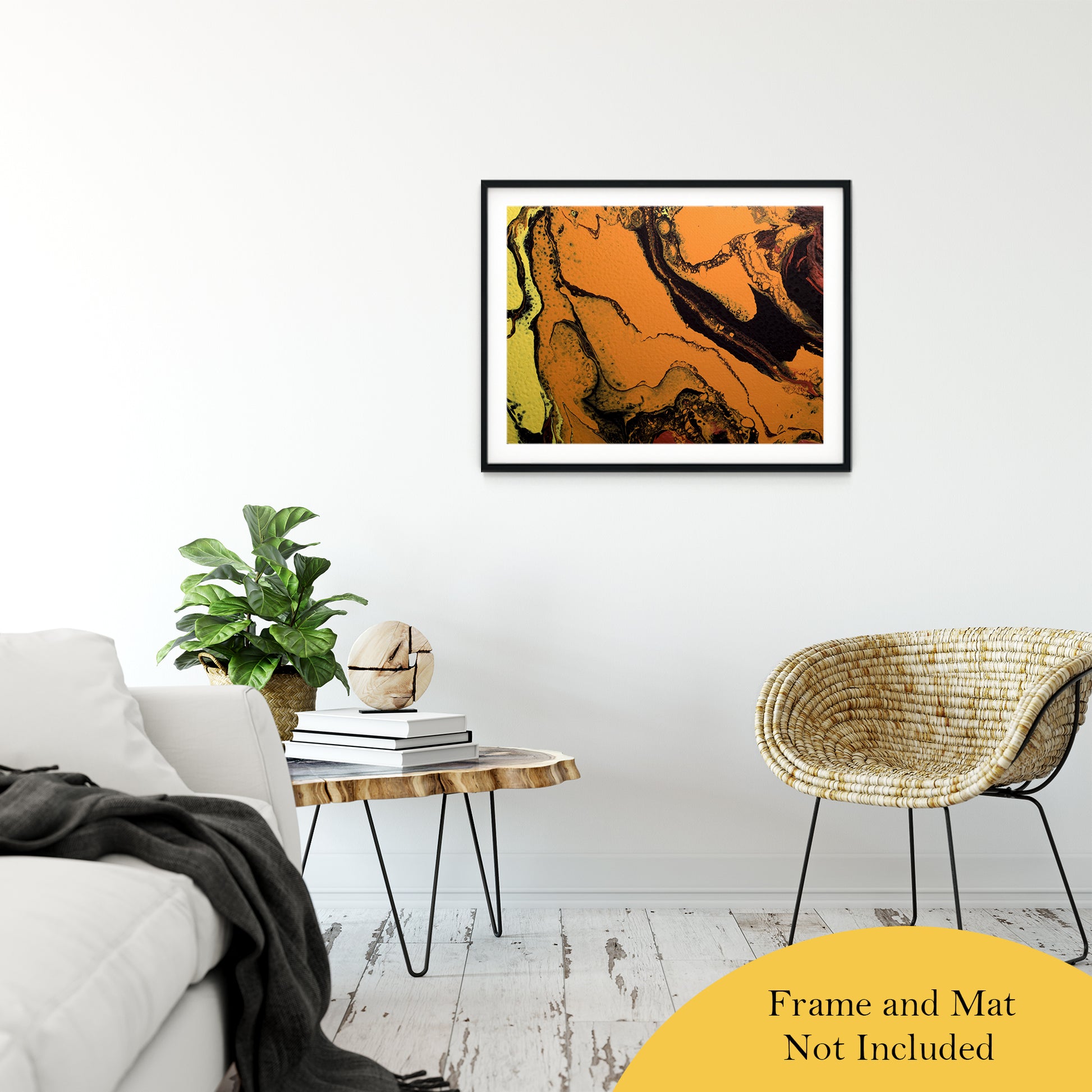 Acrylic Dirty Paint 7 Abstract Art, Fluid Art Fine Art Canvas &  Unframed Wall Art Prints 24" x 36" / Classic Paper - Unframed - PIPAFINEART