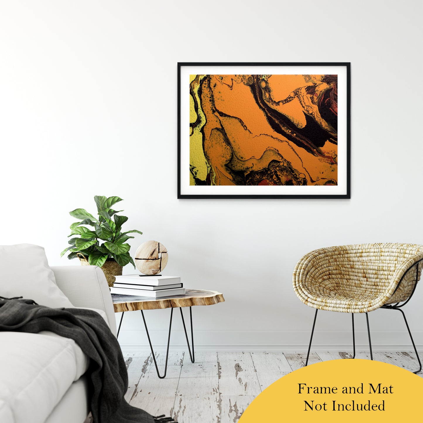 Acrylic Dirty Paint 7 Abstract Art, Fluid Art Fine Art Canvas &  Unframed Wall Art Prints 30" x 40" / Classic Paper - Unframed - PIPAFINEART