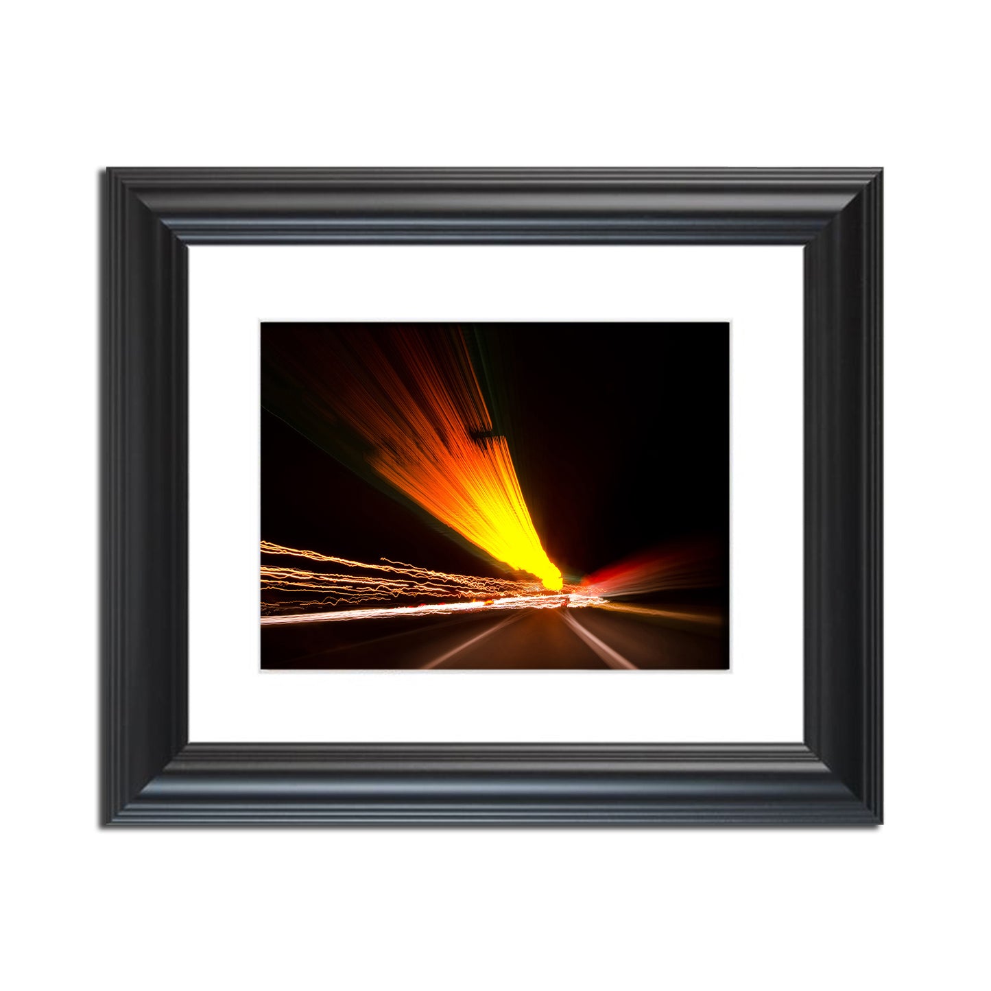 Expressway Abstract Night Photo Fine Art Canvas & Unframed Wall Art Prints  - PIPAFINEART
