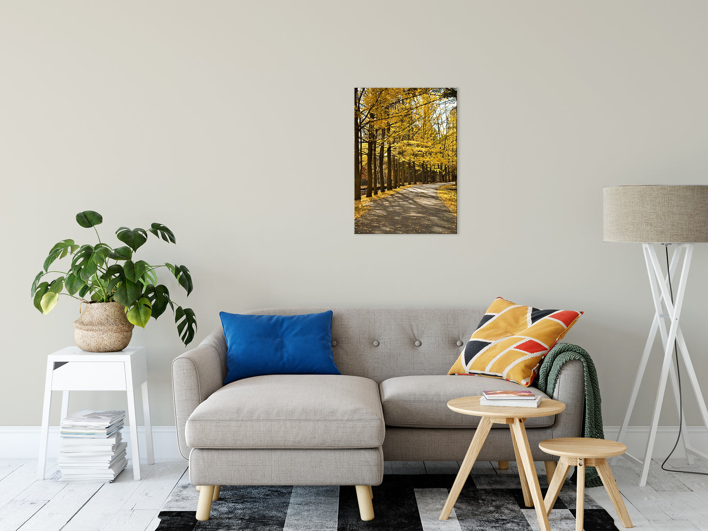 Fall Path Nature Landscape Photo Fine Art Canvas Wall Art Prints 20" x 30" - PIPAFINEART