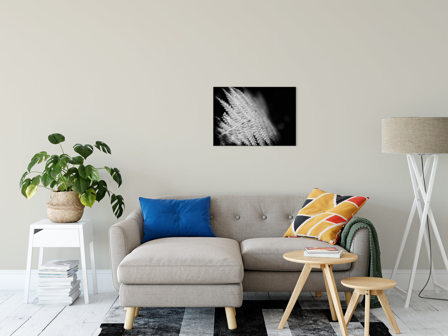 Fern Leaf in the Sunlight Botanical / Nature Photo Fine Art Canvas Wall Art Prints 20" x 24" - PIPAFINEART