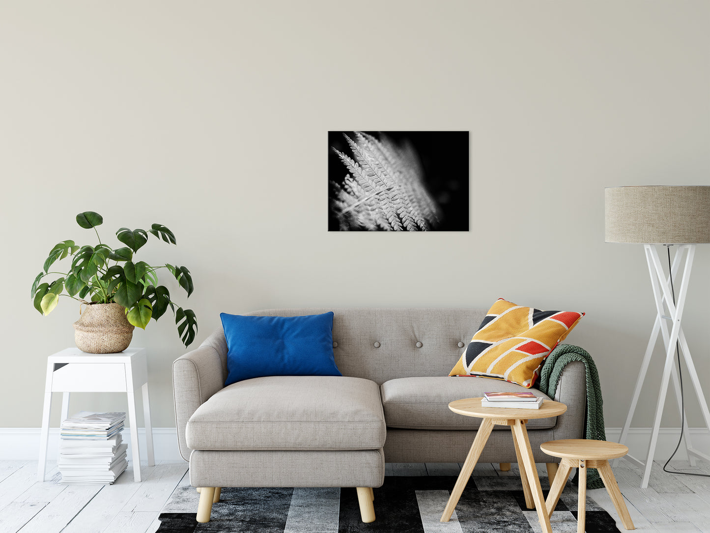 Fern Leaf in the Sunlight Botanical / Nature Photo Fine Art Canvas Wall Art Prints 20" x 30" - PIPAFINEART