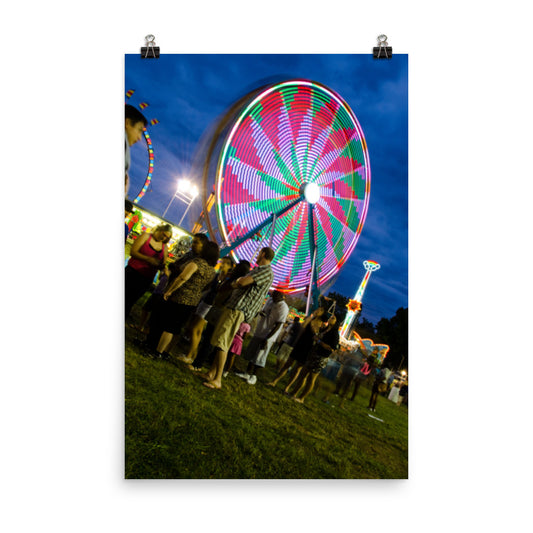 Ferris Wheel 1 Urban Landscape Loose Unframed Wall Art Prints - PIPAFINEART