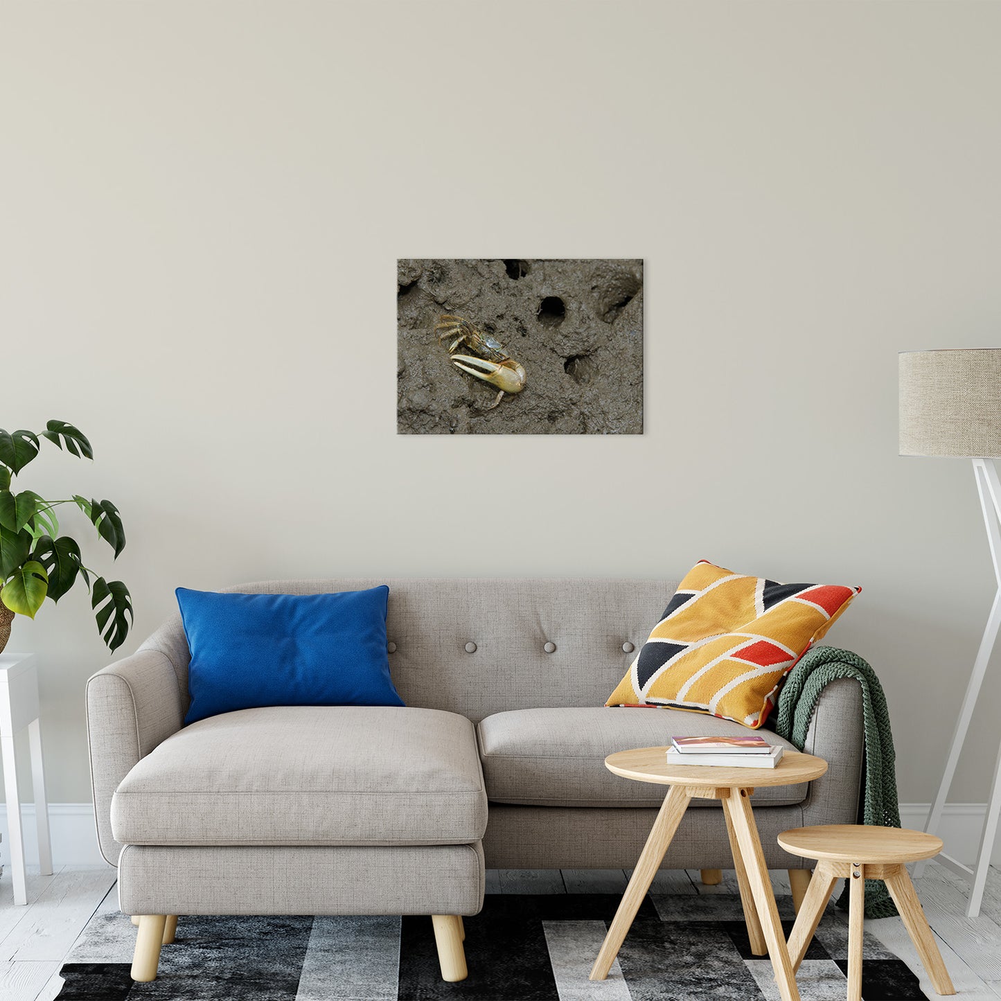 Fiddler Crab Animal / Wildlife Photograph Fine Art Canvas & Unframed Wall Art Prints 20" x 24" / Canvas Fine Art - PIPAFINEART