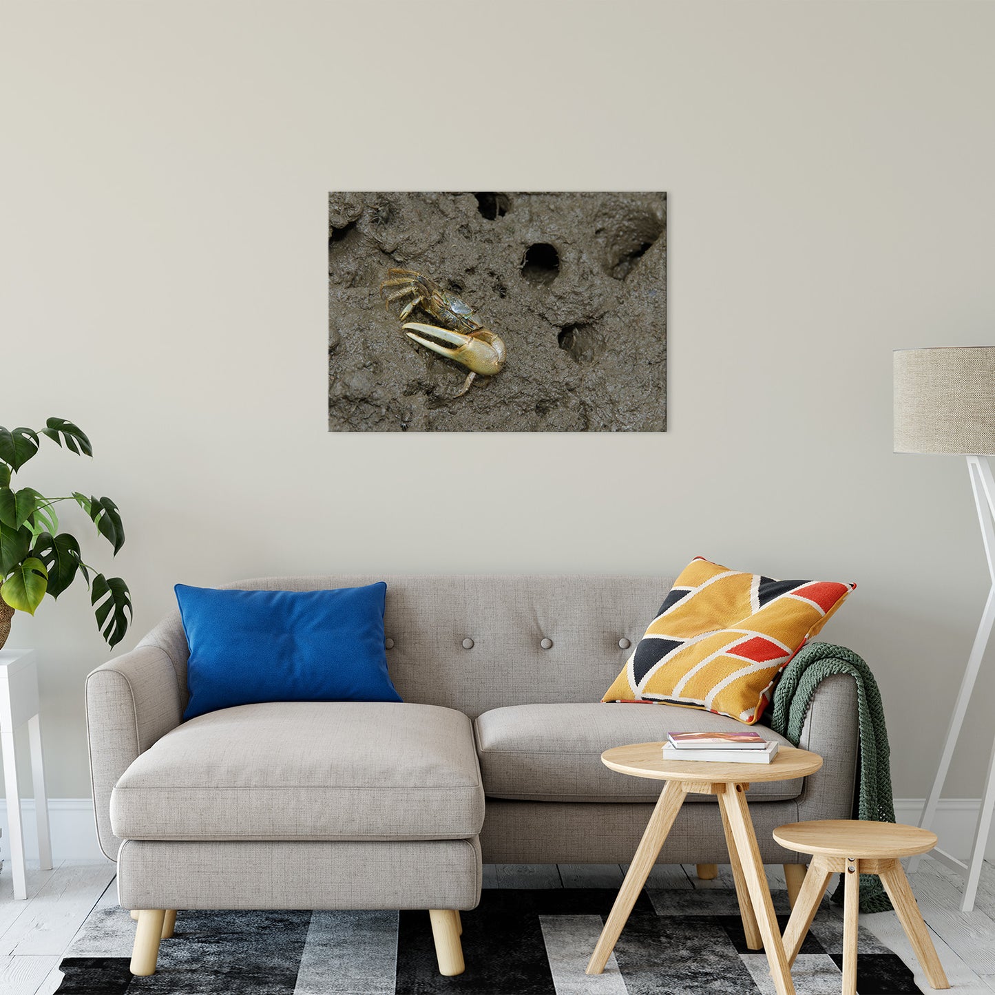 Fiddler Crab Animal / Wildlife Photograph Fine Art Canvas & Unframed Wall Art Prints 24" x 36" / Canvas Fine Art - PIPAFINEART