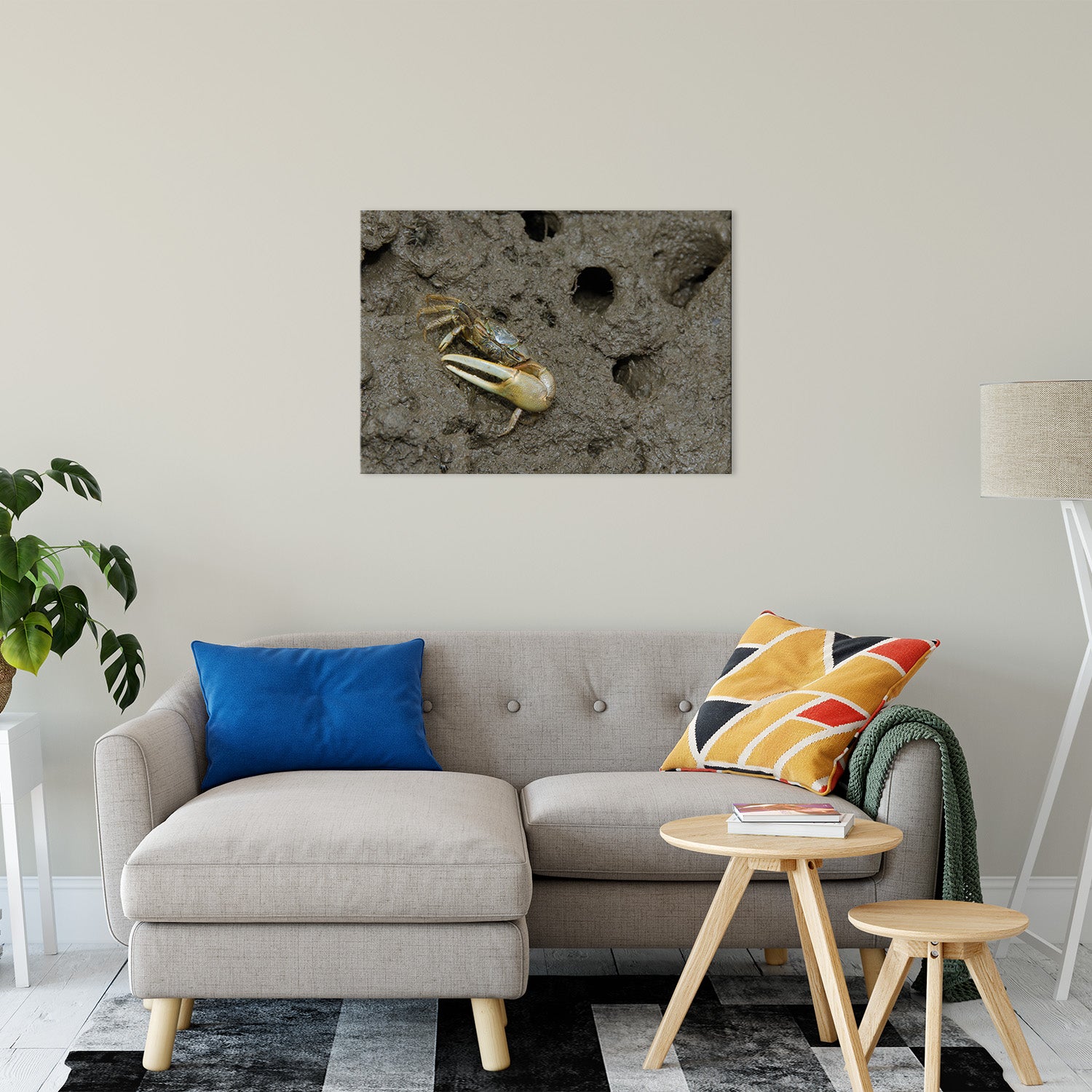 Fiddler Crab Animal / Wildlife Photograph Fine Art Canvas & Unframed Wall Art Prints 24" x 36" / Canvas Fine Art - PIPAFINEART