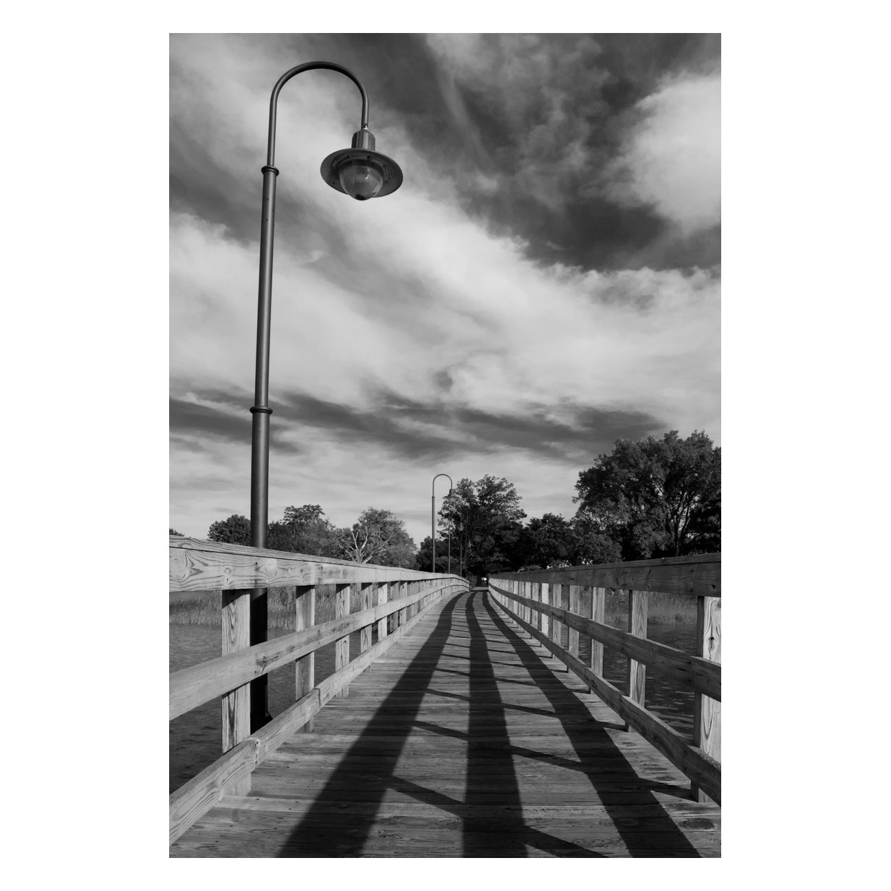 Follow the Lines Rural Landscape Photo Fine Art Canvas Wall Art Prints - PIPAFINEART