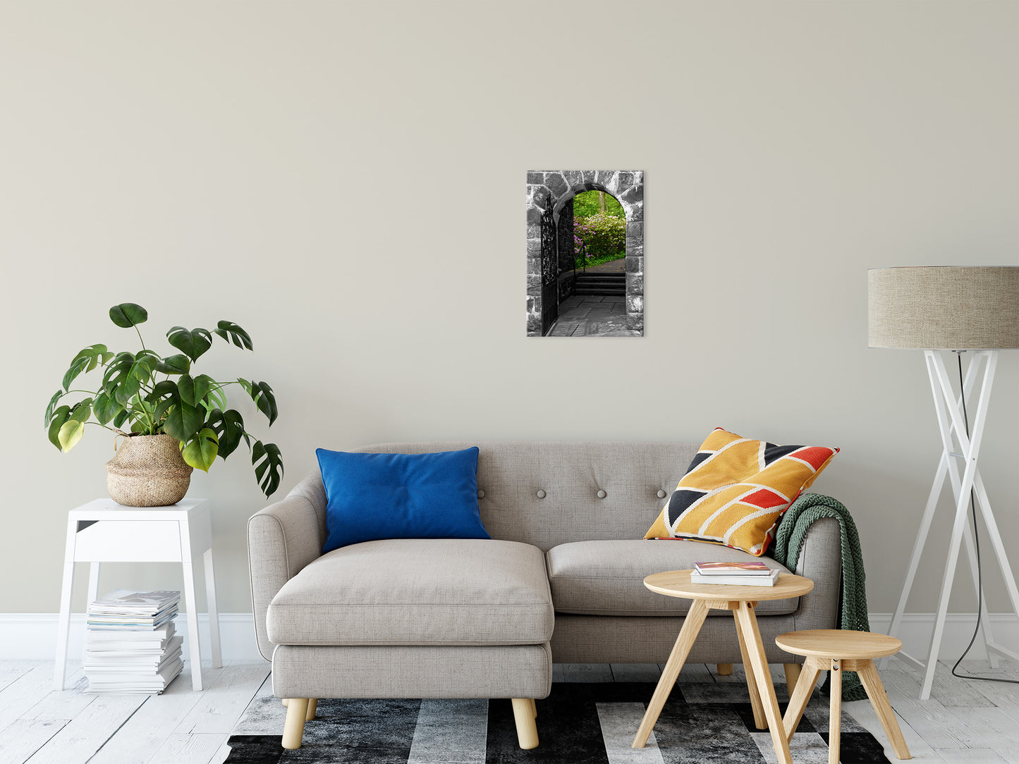 Garden Entryway Nature / Floral Photo Fine Art Canvas Wall Art Prints 16" x 20" - PIPAFINEART