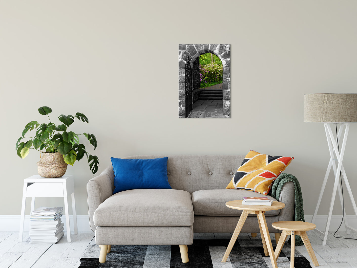 Garden Entryway Nature / Floral Photo Fine Art Canvas Wall Art Prints 20" x 30" - PIPAFINEART