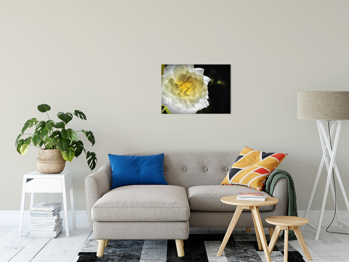 Glowing Rose 2 Nature / Floral Photo Fine Art Canvas Wall Art Prints 20" x 30" - PIPAFINEART