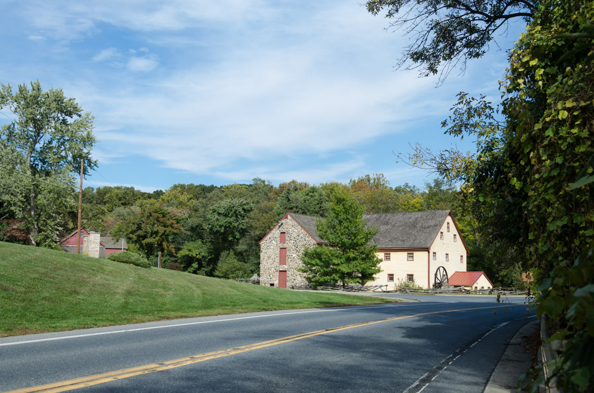 Greenbank Mill Summer Rural Landscape Photo Fine Art Canvas Wall Art Prints - PIPAFINEART