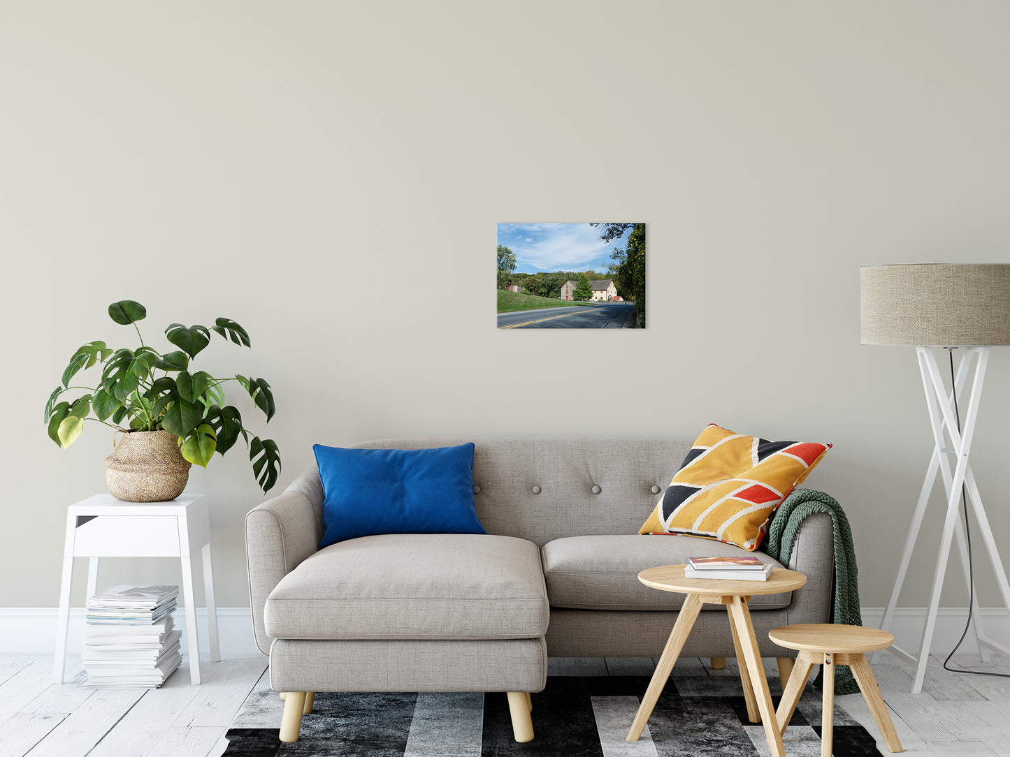 Greenbank Mill Summer Rural Landscape Photo Fine Art Canvas Wall Art Prints 16" x 20" - PIPAFINEART