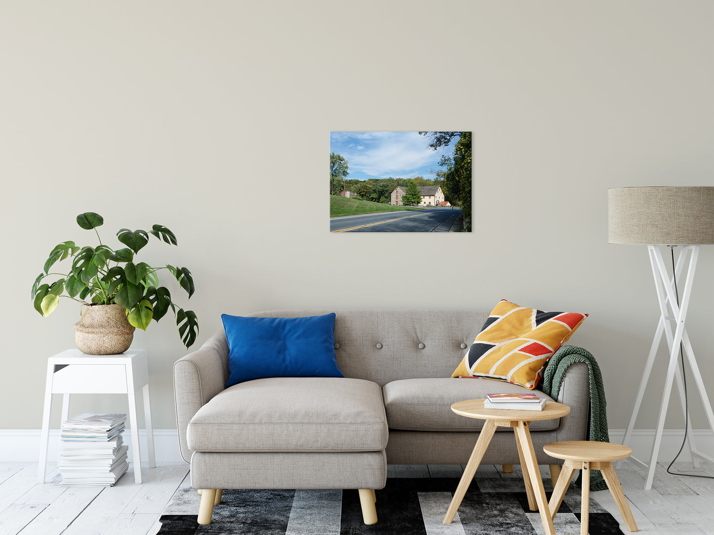 Greenbank Mill Summer Rural Landscape Photo Fine Art Canvas Wall Art Prints 20" x 30" - PIPAFINEART