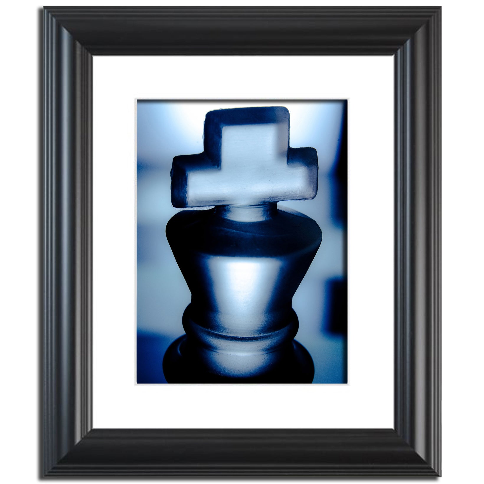 Heads of Kings Blue Abstract Photo Fine Art Canvas & Unframed Wall Art Prints  - PIPAFINEART