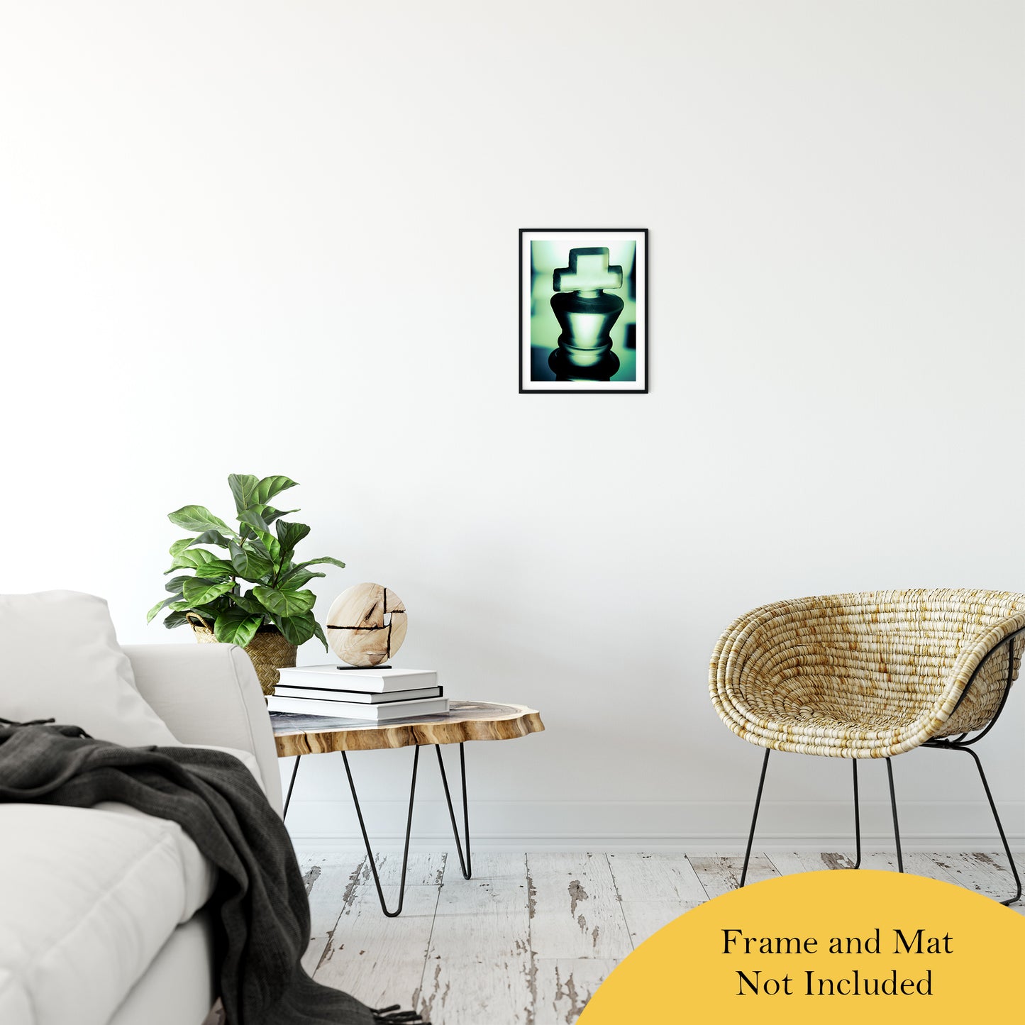 Heads of Kings in Green Abstract Photo Fine Art Canvas & Unframed Wall Art Prints 11" x 14" / Classic Paper - Unframed - PIPAFINEART