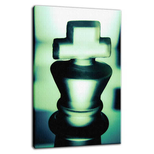 Heads of Kings in Green Abstract Photo Fine Art Canvas & Unframed Wall Art Prints  - PIPAFINEART