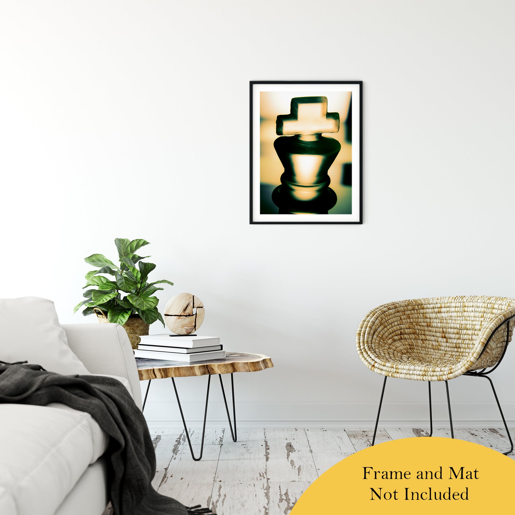 Heads of Kings (Yellow) Abstract Photo Fine Art Canvas & Unframed Wall Art Prints 20" x 30" / Classic Paper - Unframed - PIPAFINEART