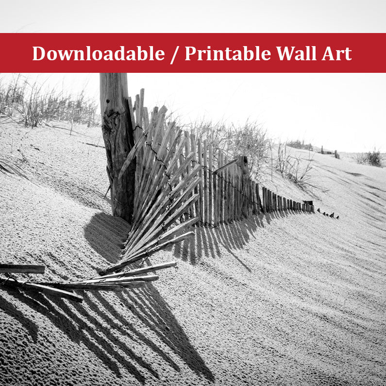 High Key Dunes Landscape Photo DIY Wall Decor Instant Download Print - Printable - PIPAFINEART