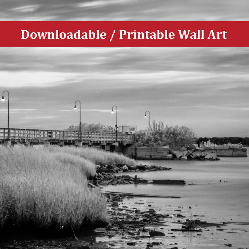 Historic New Castle 2 Landscape Photo DIY Wall Decor Instant Download Print - Printable - PIPAFINEART