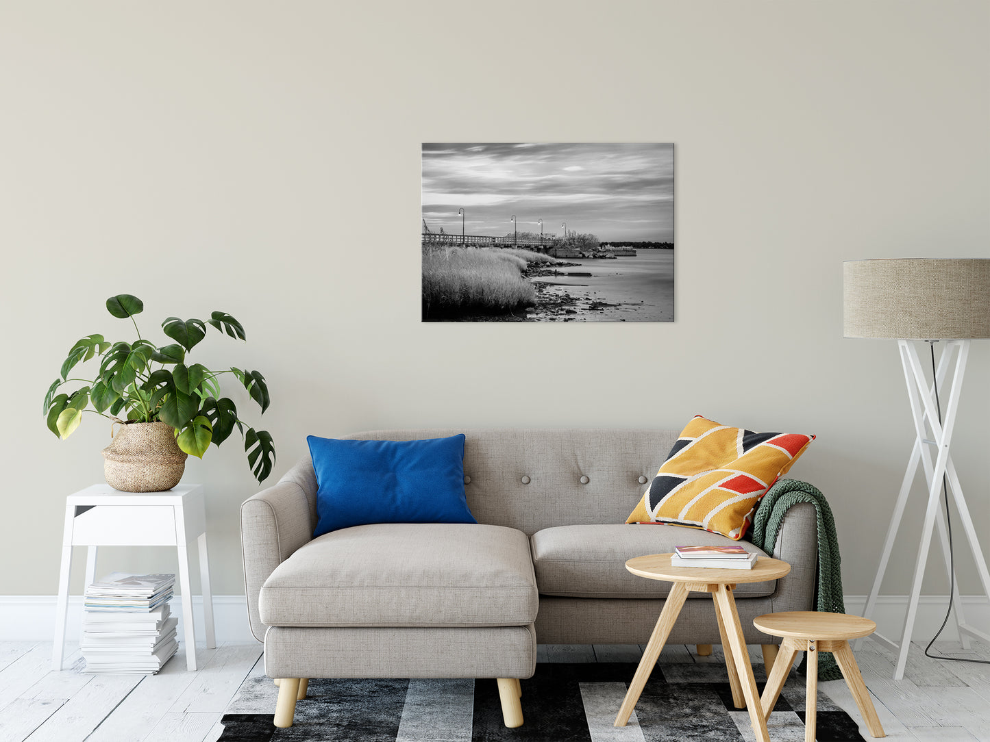 Historic New Castle 2 Coastal Landscape Photo Fine Art Canvas Wall Art Prints 24" x 36" - PIPAFINEART