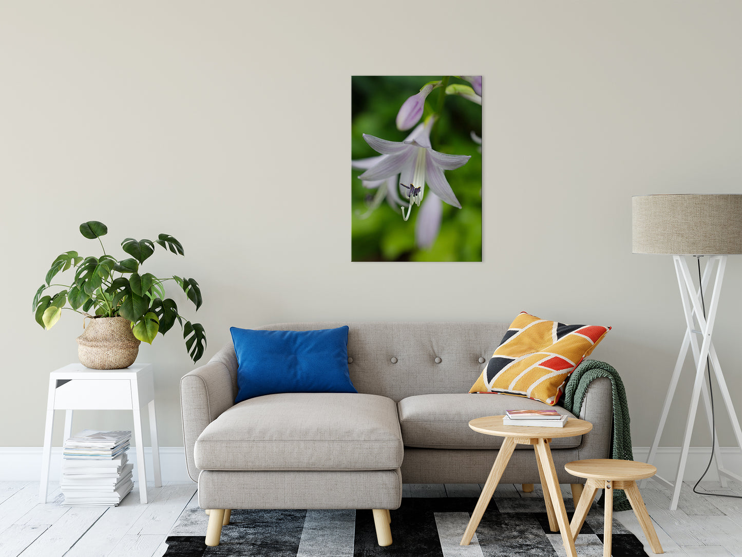 Hosta Bloom Nature / Floral Photo Fine Art Canvas Wall Art Prints 24" x 36" - PIPAFINEART