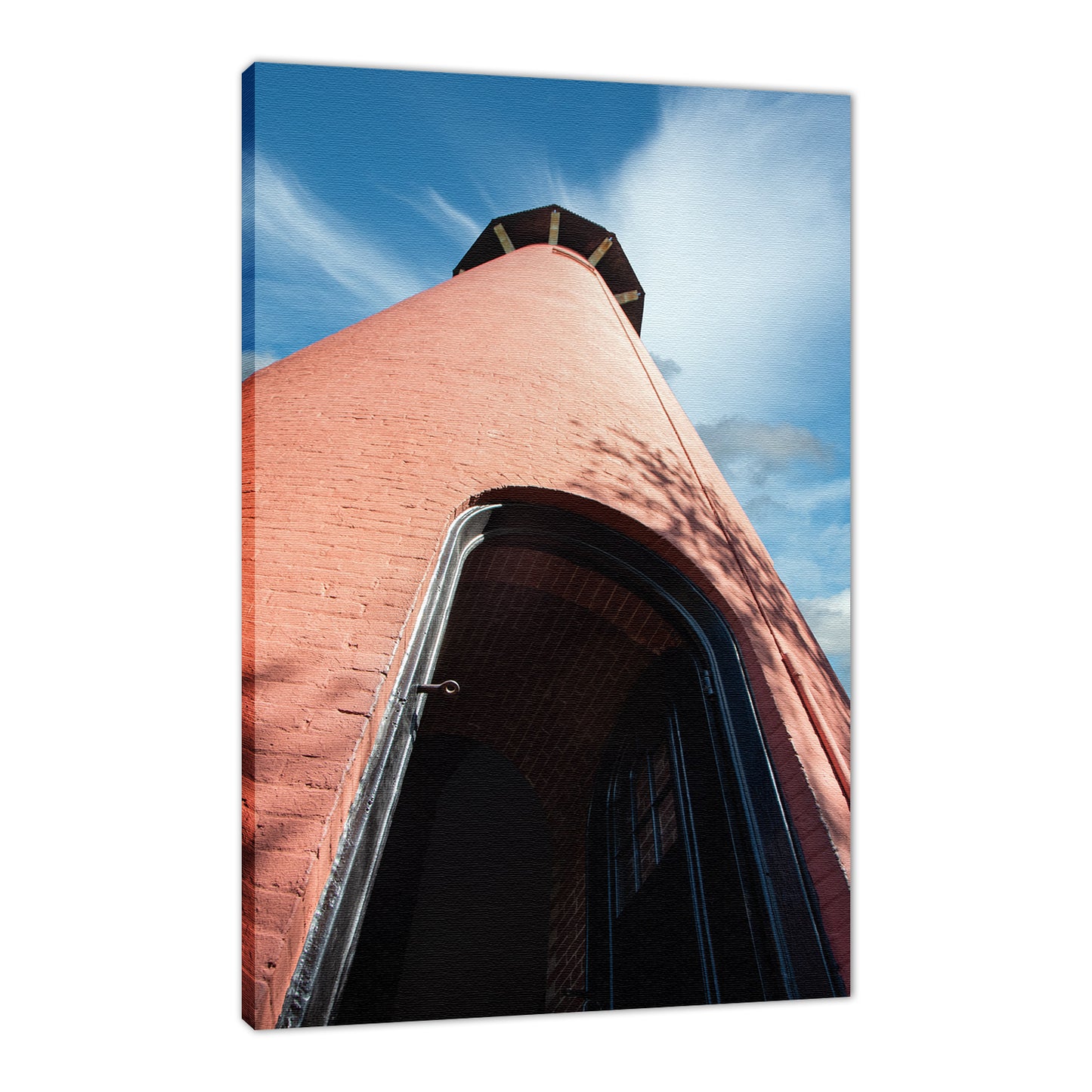 Jupiter Lighthouse Against Sky Photo Fine Art Canvas Wall Art Prints - PIPAFINEART