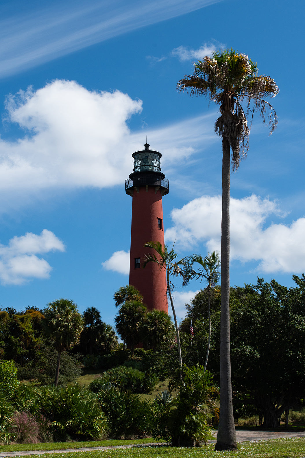 Jupiter Lighthouse Color Coastal Landscape Photo Fine Art Canvas Wall Art Prints - PIPAFINEART