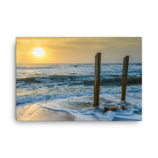 Kissed by the Sea Coastal Landscape Canvas Wall Art Prints