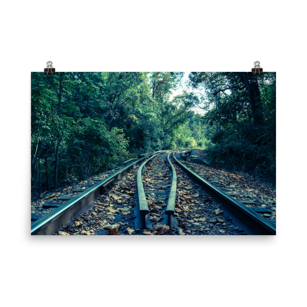 Lead Me Into The Light Colorized Landscape Photo Loose Wall Art Prints - PIPAFINEART