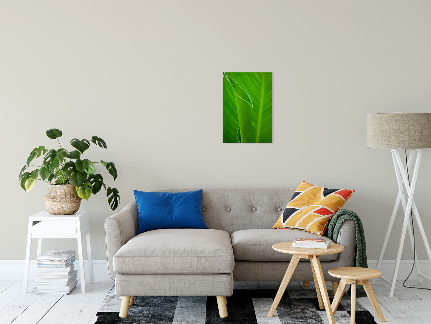 Leaves Canna Lily Plant Nature / Botanical Photo Fine Art Canvas Wall Art Prints 16" x 20" - PIPAFINEART