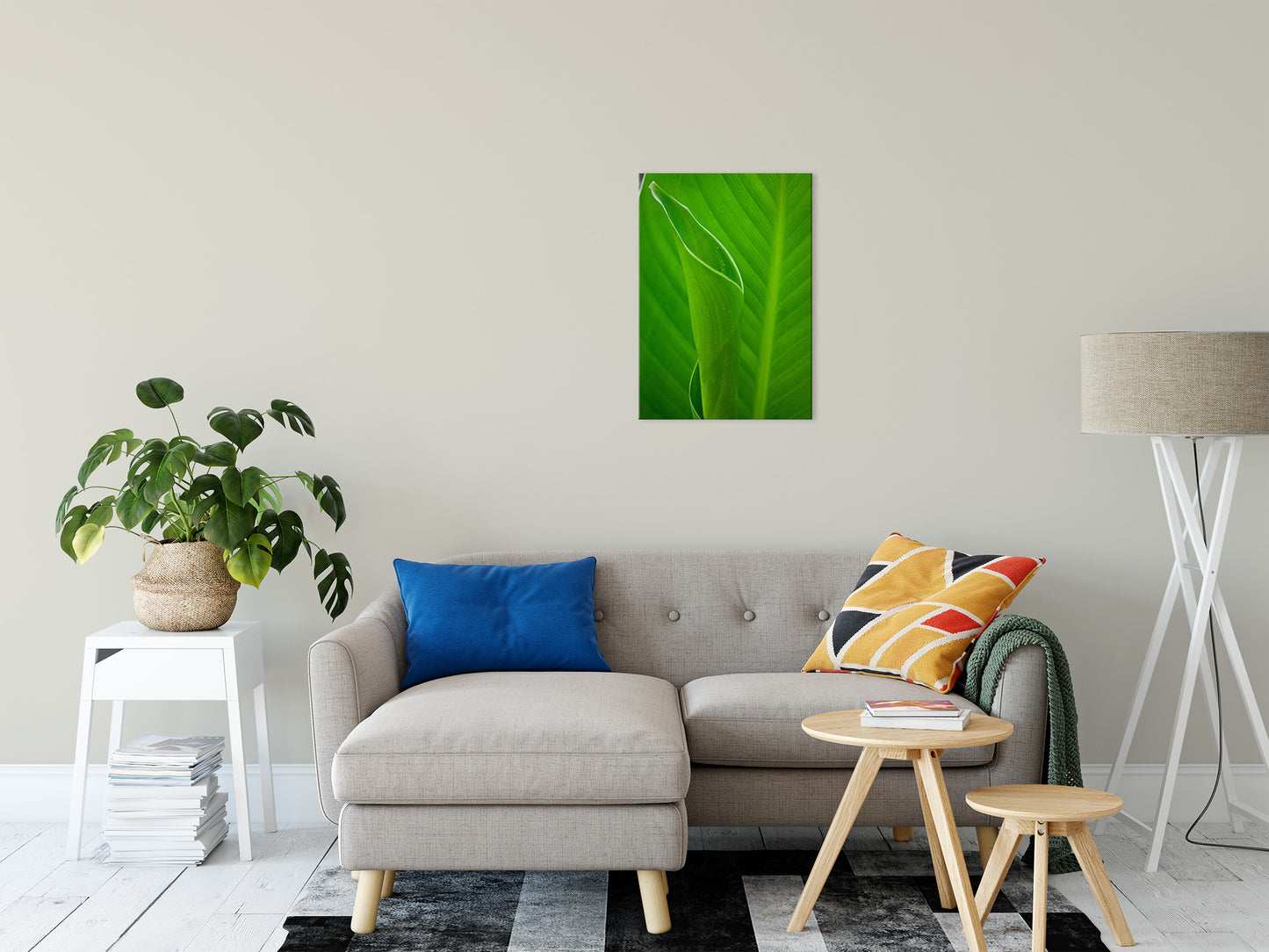 Leaves Canna Lily Plant Nature / Botanical Photo Fine Art Canvas Wall Art Prints 20" x 24" - PIPAFINEART