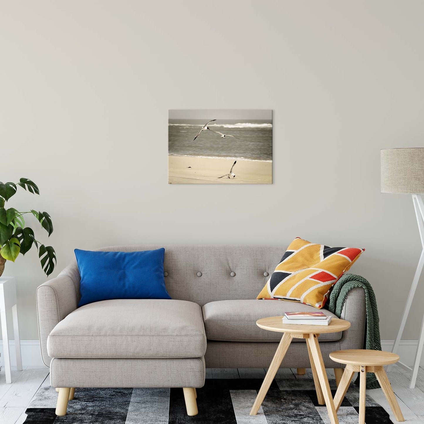 Life at the Shore - Coastal Landscape Fine Art Canvas & Unframed Wall Art Prints 20" x 24" / Canvas Fine Art - PIPAFINEART