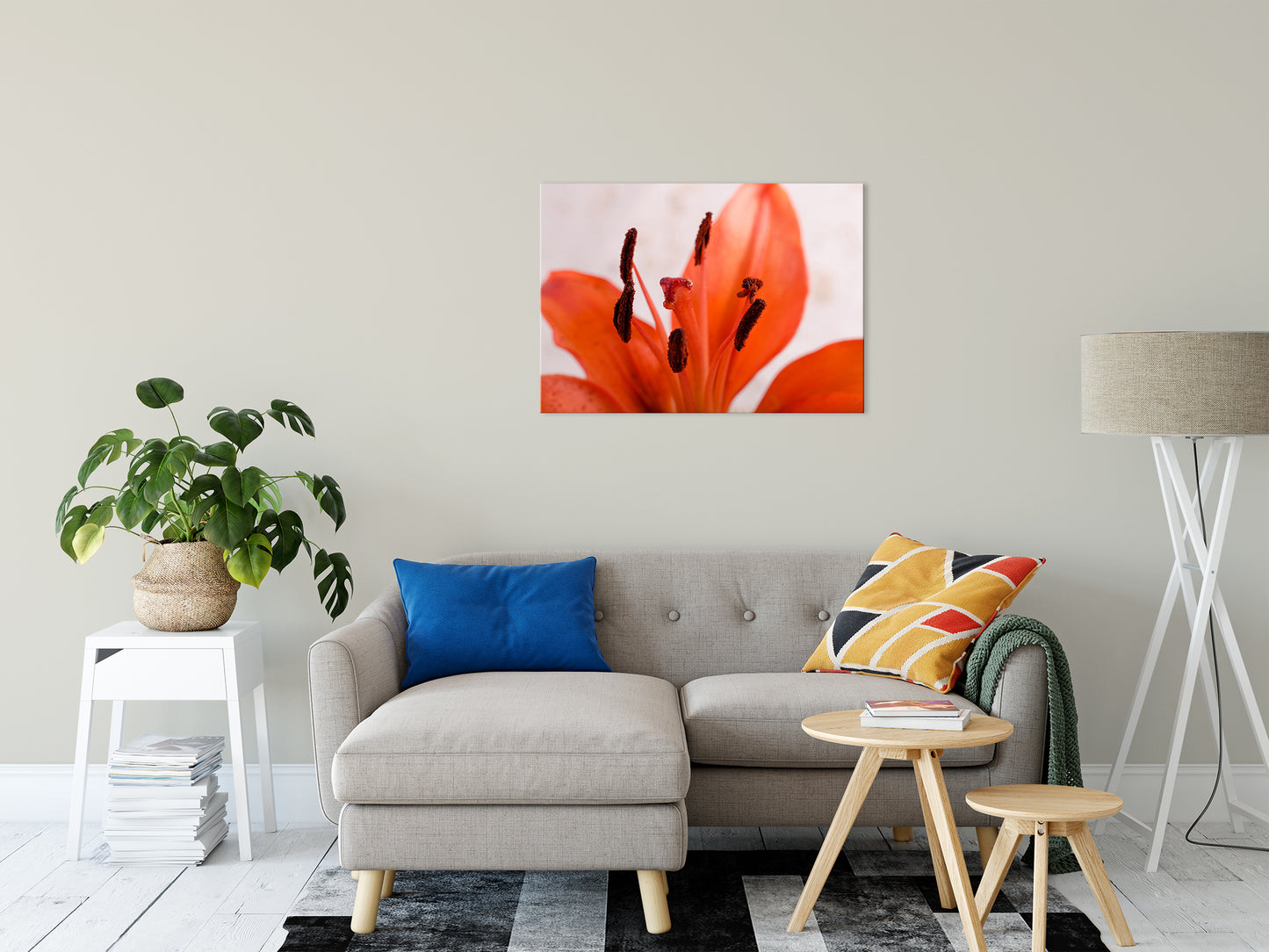 Lily Stigma Nature / Floral Photo Fine Art Canvas Wall Art Prints 24" x 36" - PIPAFINEART