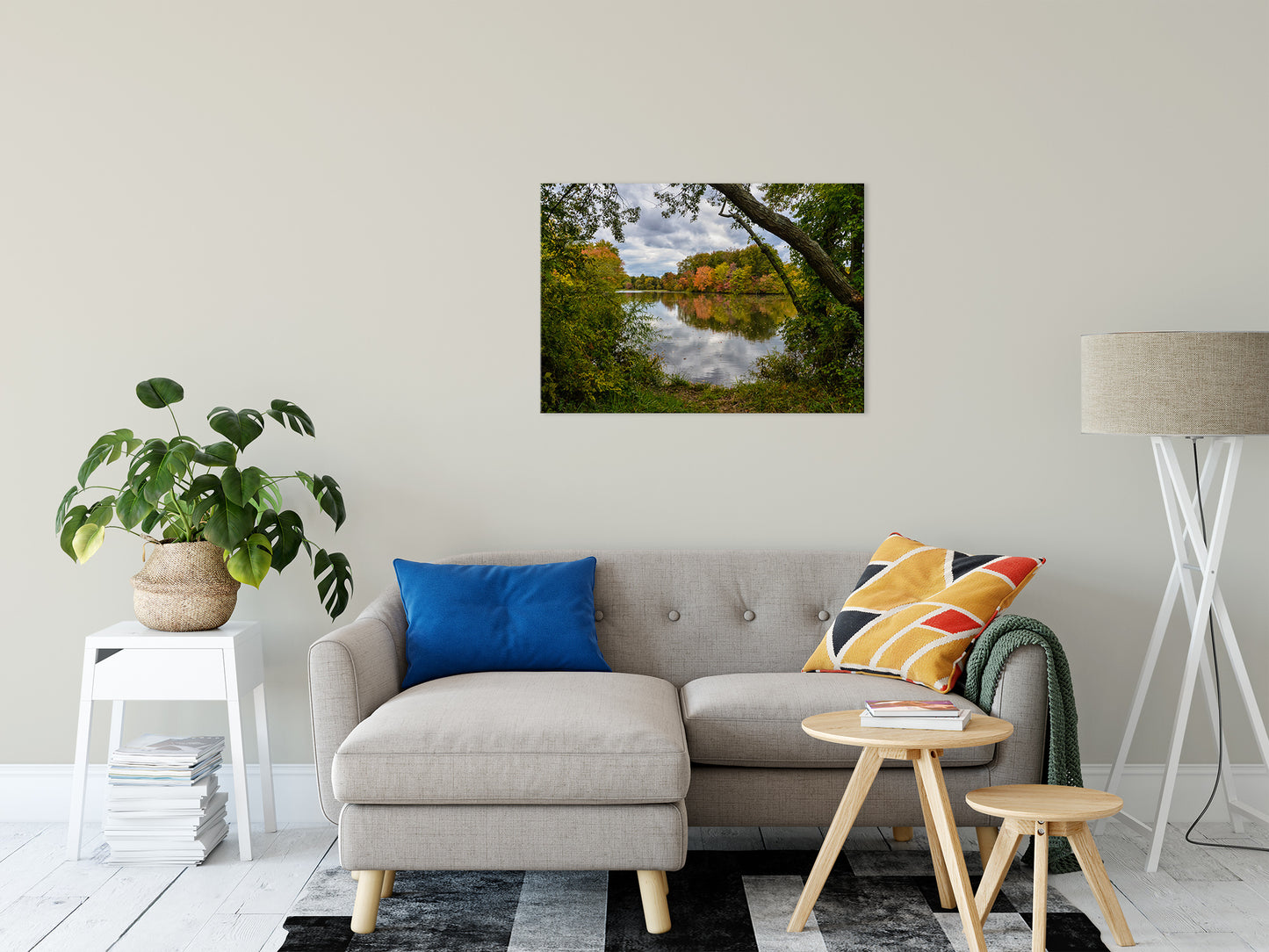 Lost In Autumn Color Landscape Photo Fine Art Canvas Wall Art Prints 24" x 36" - PIPAFINEART