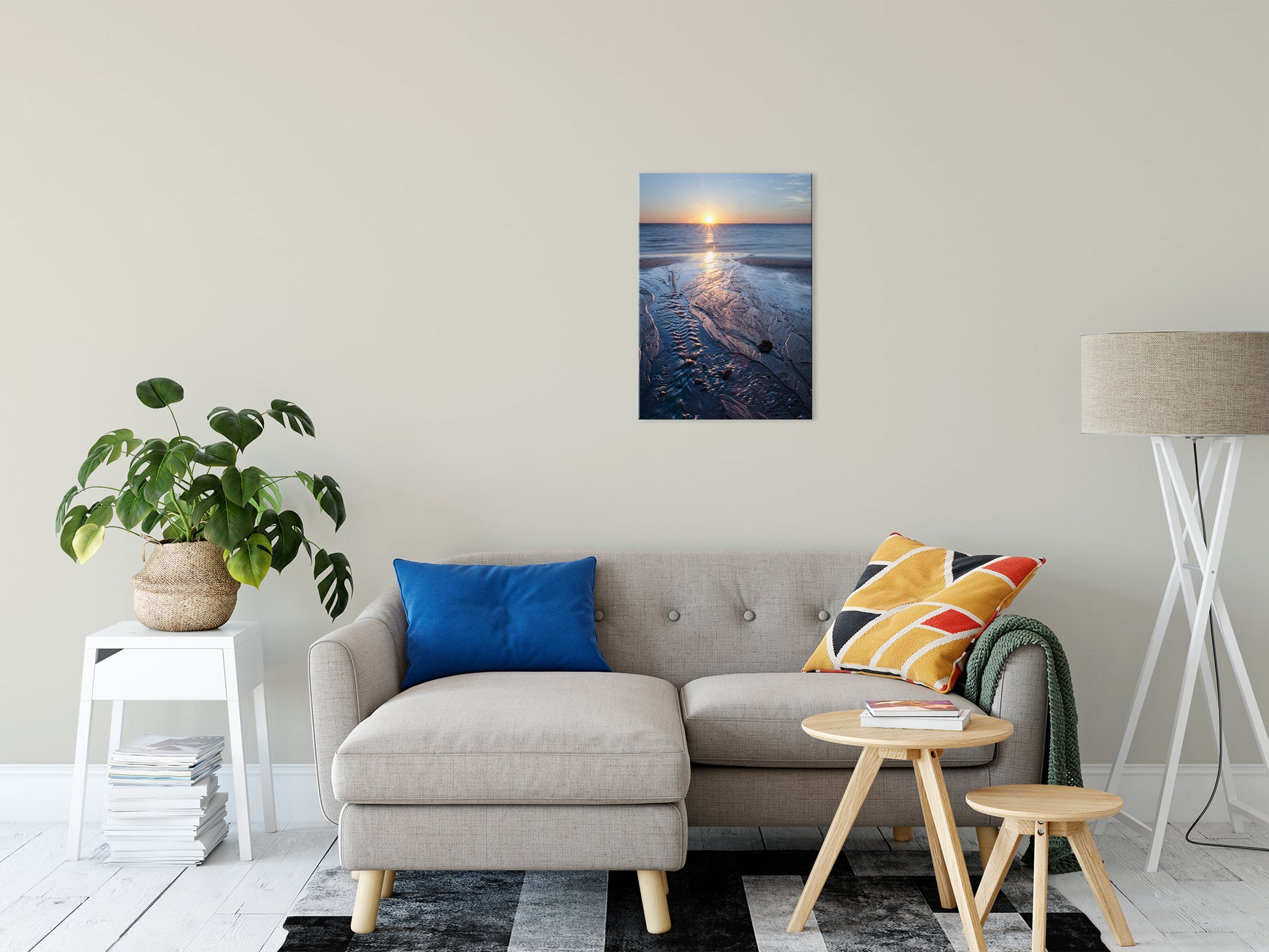Low Tide Ravine Landscape Photographs Fine Art Canvas Wall Art Prints 20" x 24" - PIPAFINEART