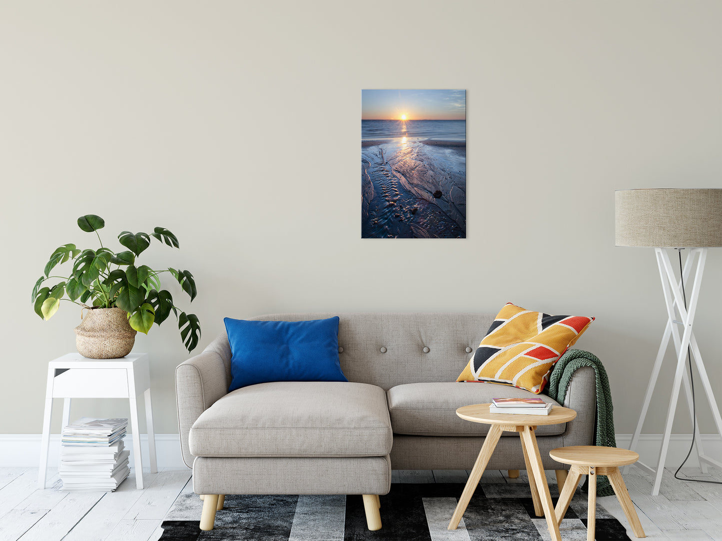 Low Tide Ravine Landscape Photographs Fine Art Canvas Wall Art Prints 20" x 30" - PIPAFINEART