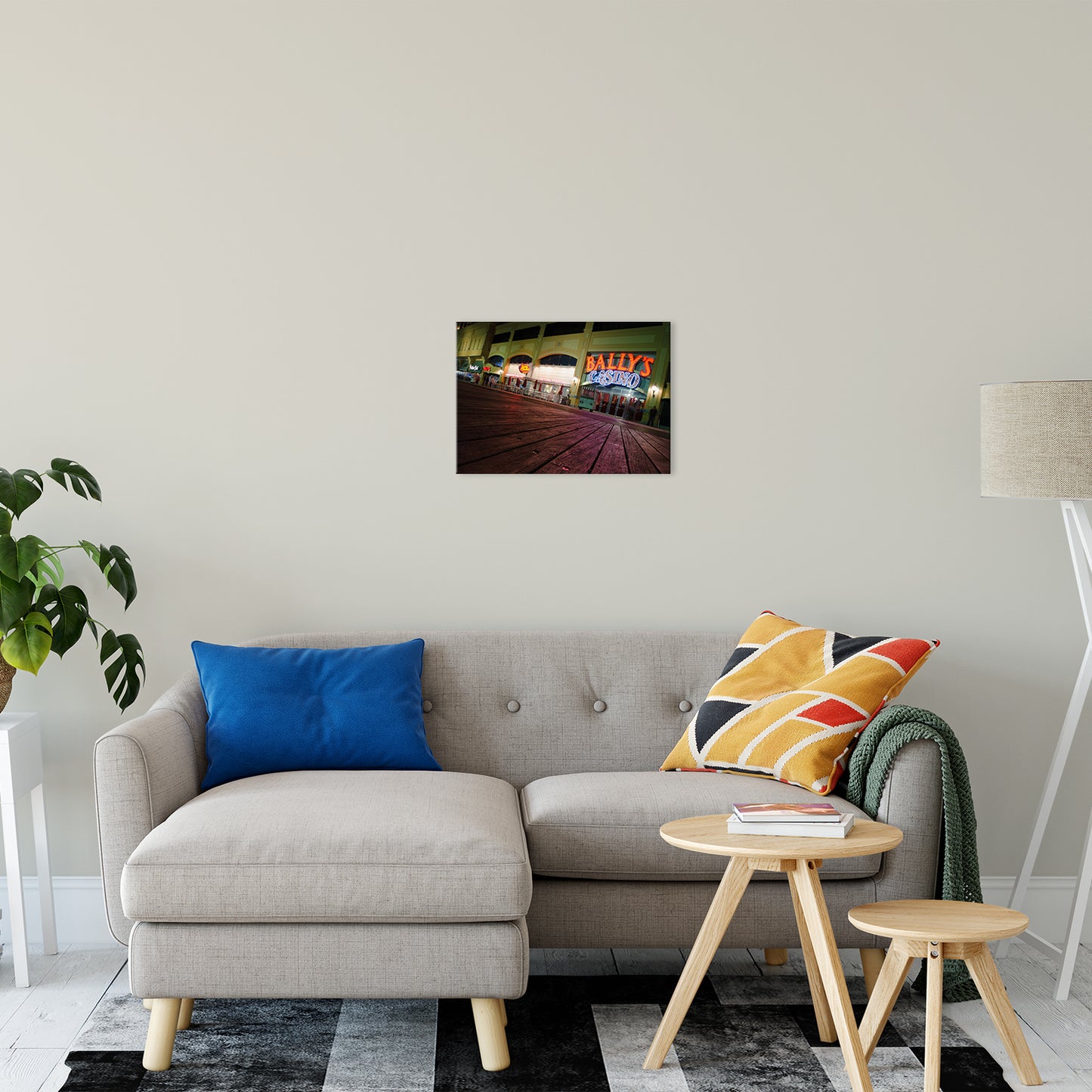 Low on the Boards Night Photo Fine Art Canvas Wall Art Prints 16" x 20" - PIPAFINEART