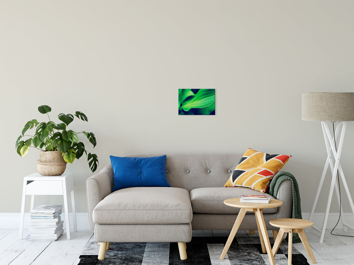 Mellow Hosta Leaves Botanical / Nature Photo Fine Art Canvas Wall Art Prints 11" x 14" - PIPAFINEART