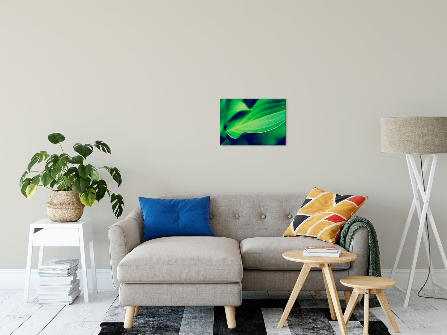 Mellow Hosta Leaves Botanical / Nature Photo Fine Art Canvas Wall Art Prints 16" x 20" - PIPAFINEART