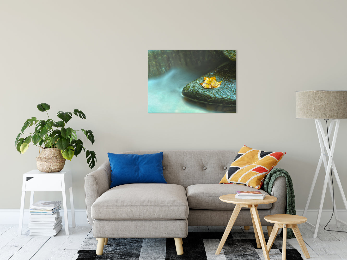 Misty Leaf Nature / Botanical Photo Fine Art Canvas Wall Art Prints 24" x 36" - PIPAFINEART